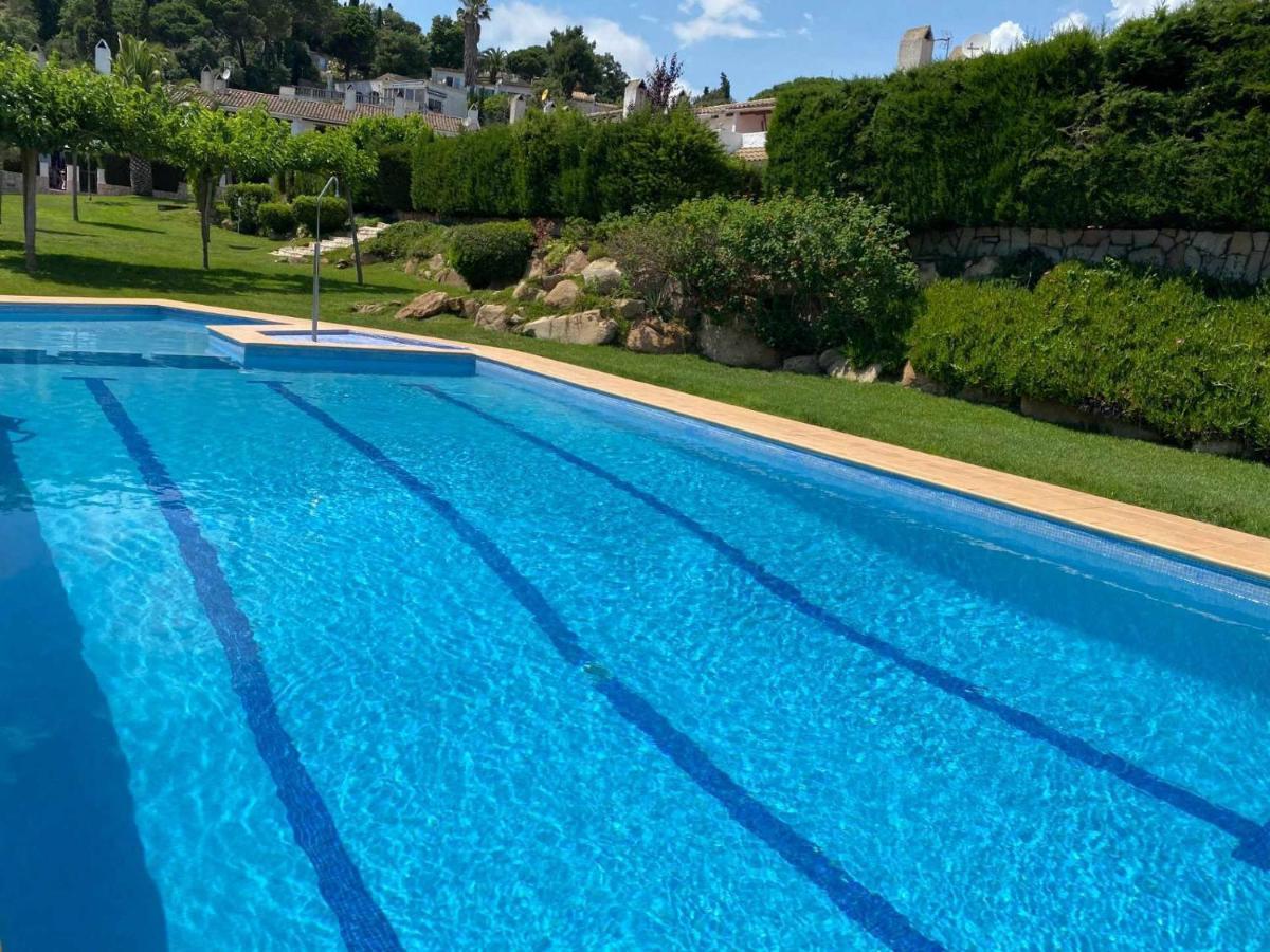 Casas Blanca 34 ,piscina, Playa privada Santa María de Llorell Tossa Tossa de Mar Exterior foto