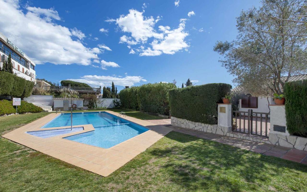 Casas Blanca 34 ,piscina, Playa privada Santa María de Llorell Tossa Tossa de Mar Exterior foto