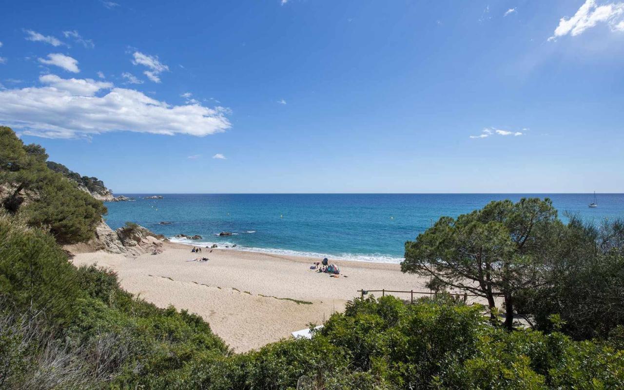 Casas Blanca 34 ,piscina, Playa privada Santa María de Llorell Tossa Tossa de Mar Exterior foto
